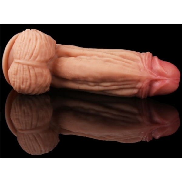 7 Sensational Inches of Dual-Layered Pleasure - King-Sized Flesh Cock
