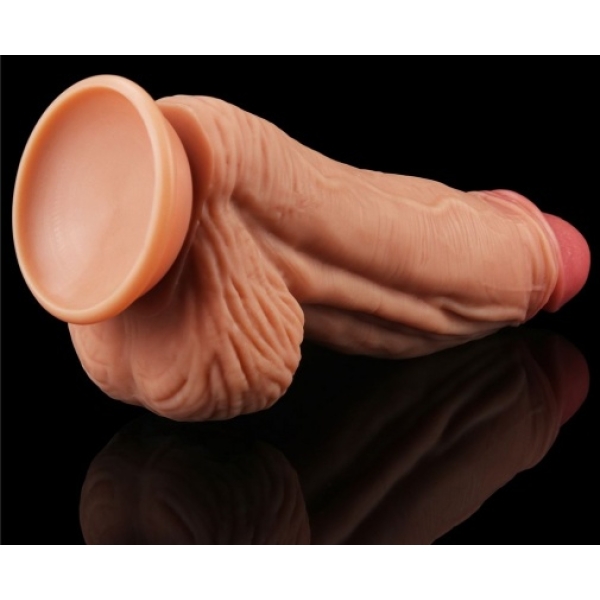 7 Sensational Inches of Dual-Layered Pleasure - King-Sized Flesh Cock
