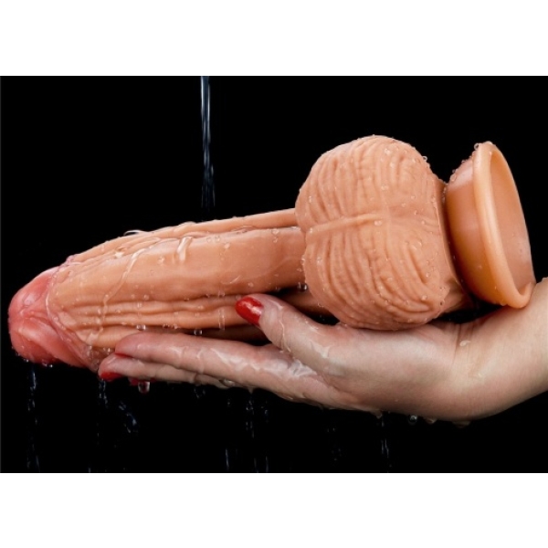 7 Sensational Inches of Dual-Layered Pleasure - King-Sized Flesh Cock