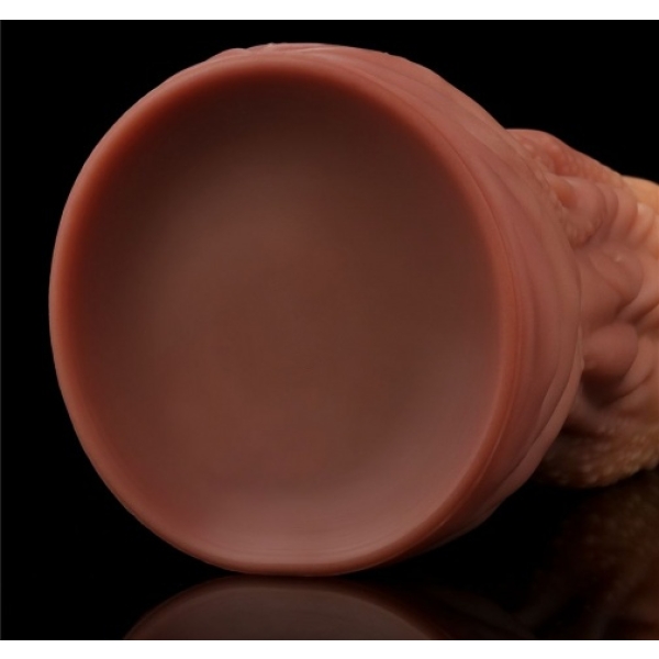 10 Sensational Inches of Dual-Layered Pleasure – King Sized Tongue Awaits!