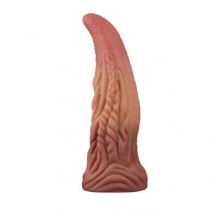 10 Sensational Inches of Dual-Layered Pleasure – King Sized Tongue Awaits!