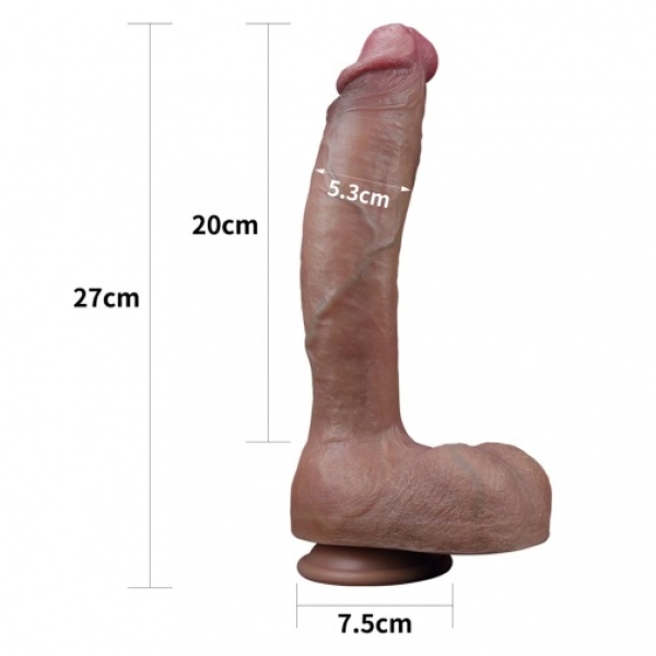 7 Sensational Features of the 10.5'' Dual-Layered Platinum Silicone Cock for Ultimate Pleasure