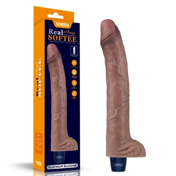 7 Mind-Blowing Reasons to Try the 11" Real Softee Vibro Dildo in Brown Today