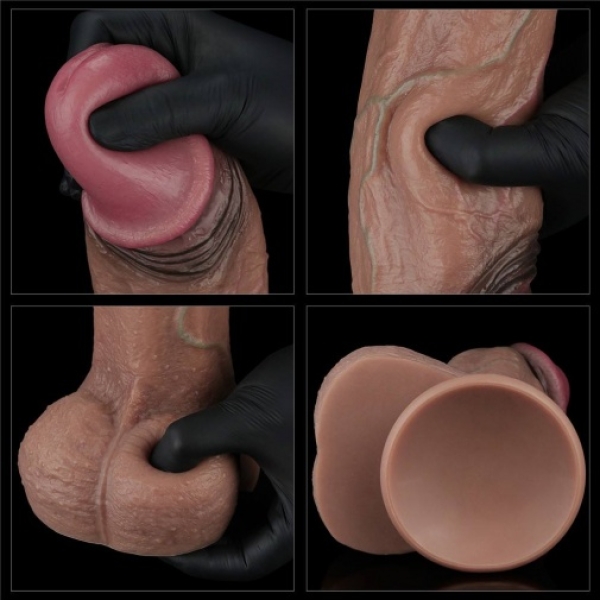 7 Mind-Blowing Reasons to Try the 11" XXL Dual Layered Cock in Brown Today!