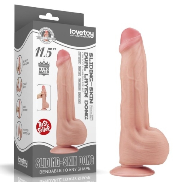 7 Sensational Features of the 11.5" Sliding Skin Dildo for Ultimate Pleasure
