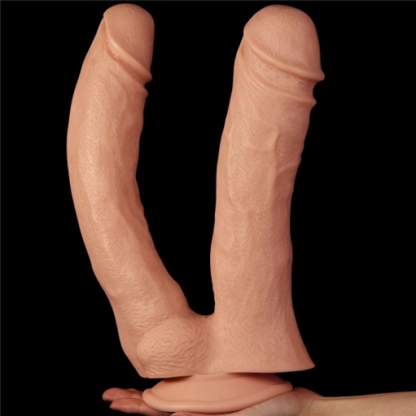 7 Sensational Reasons to Try the 12" Mega Double Dildo - Flesh Today!