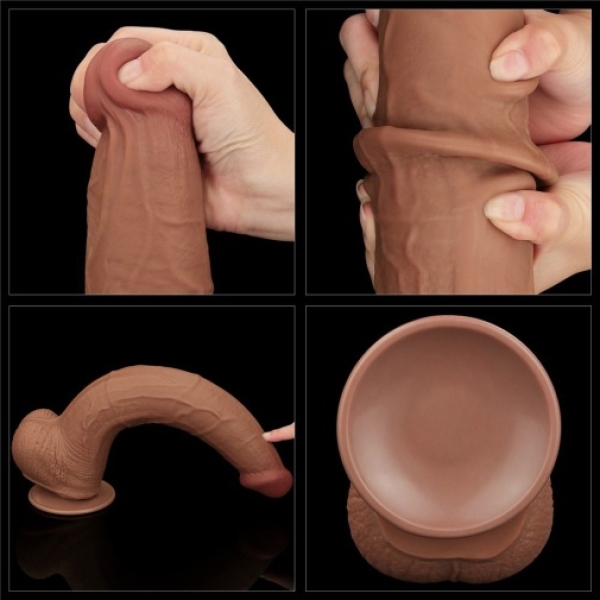 7 Sensational Features of the 13.5" Sliding Skin Dildo for Ultimate Pleasure