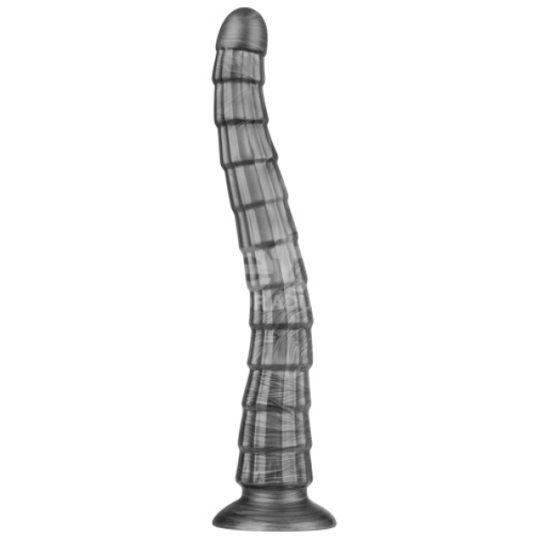 7 mind-blowing inches of pure pleasure with the 14.5" King Sized Vibrax Slider in Grey