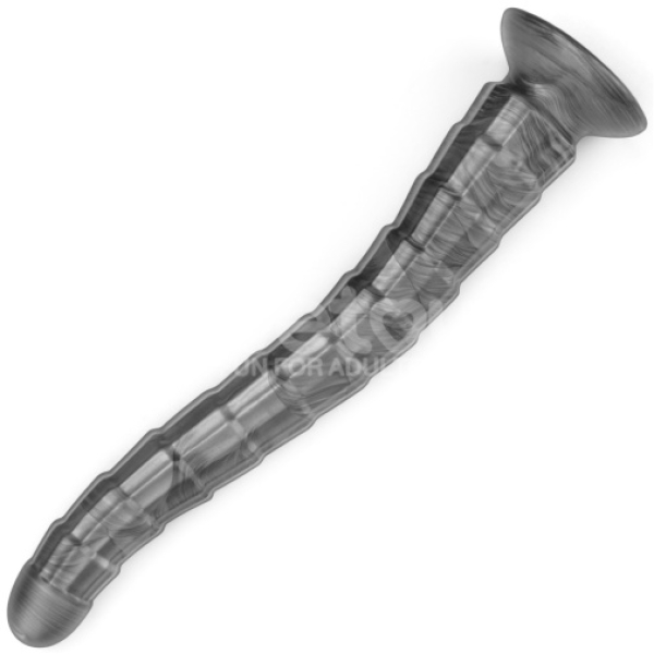 7 mind-blowing inches of pure pleasure with the 14.5" King Sized Vibrax Slider in Grey