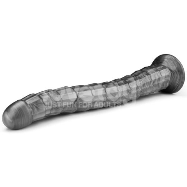 7 mind-blowing inches of pure pleasure with the 14.5" King Sized Vibrax Slider in Grey
