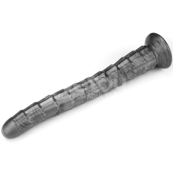 7 mind-blowing inches of pure pleasure with the 14.5" King Sized Vibrax Slider in Grey