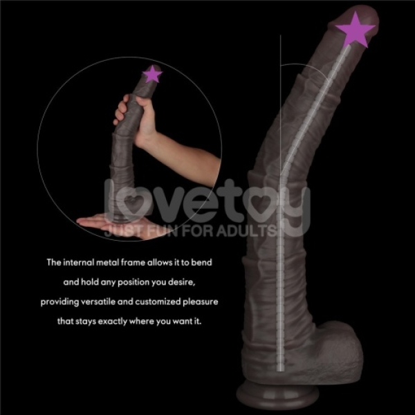 7 Mind-Blowing Features of the 16" Dual Layered King Cock in Black