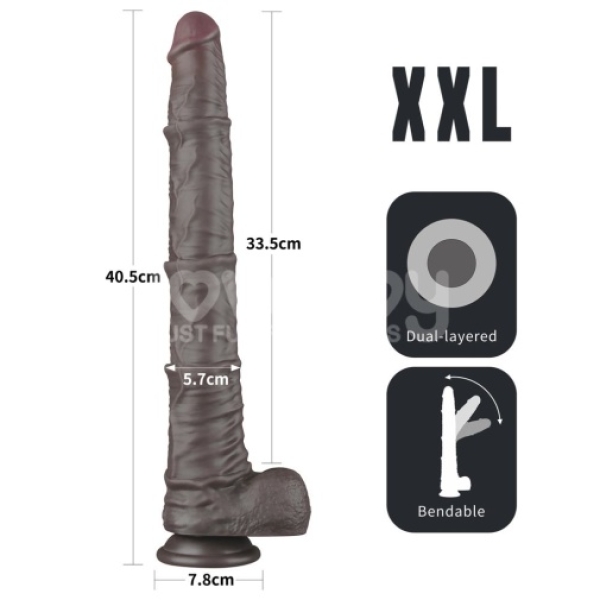 7 Mind-Blowing Features of the 16" Dual Layered King Cock in Black
