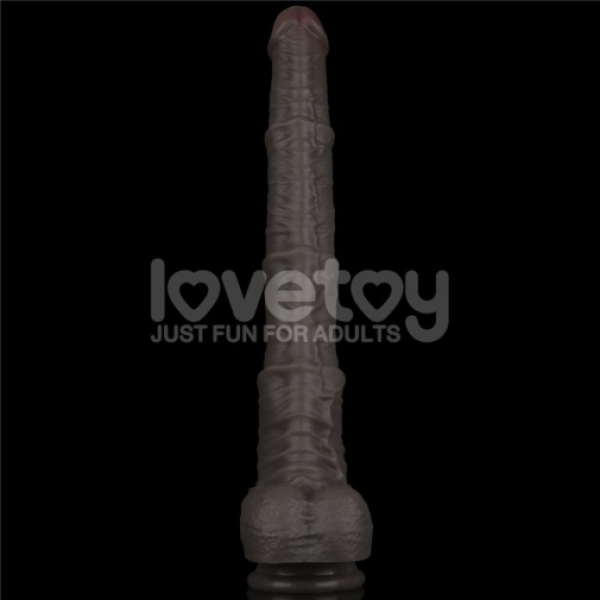 7 Mind-Blowing Features of the 16" Dual Layered King Cock in Black