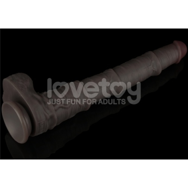 7 Mind-Blowing Features of the 16" Dual Layered King Cock in Black