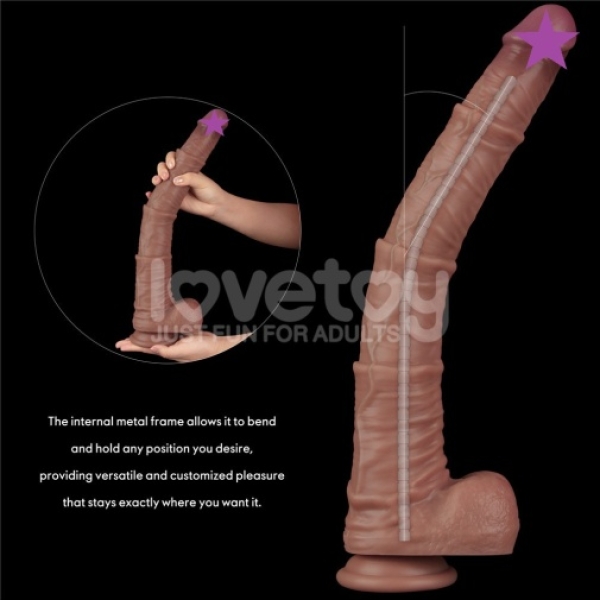 7 Sensational Inches of Dual-Layered Pleasure in Realistic Flesh Tone
