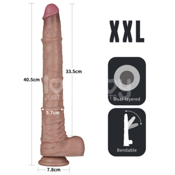 7 Sensational Inches of Dual-Layered Pleasure in Realistic Flesh Tone