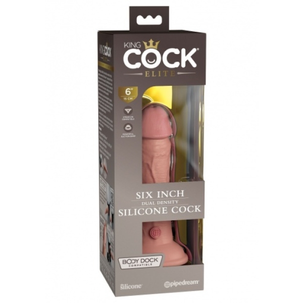 6 Sensational Inches of Ultra-Realistic Pleasure with the Elite Cock - Flesh