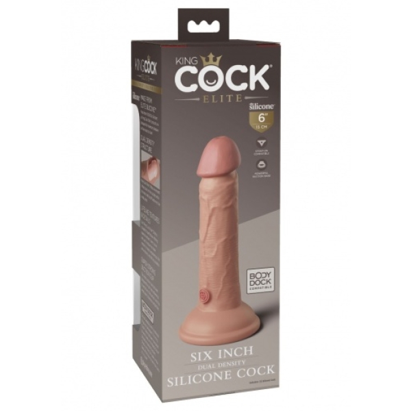 6 Sensational Inches of Ultra-Realistic Pleasure with the Elite Cock - Flesh