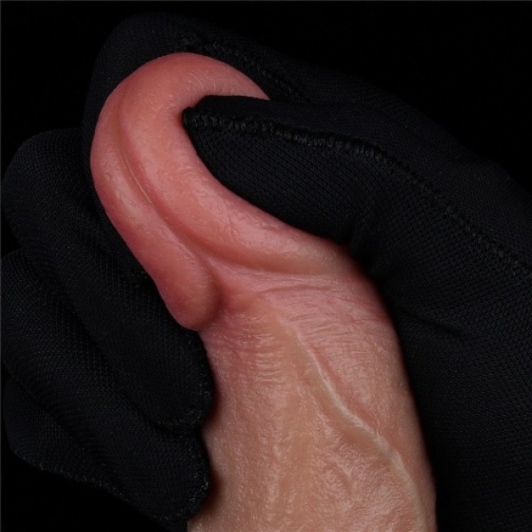 7 Sensational Inches of Dual-Layered Pleasure in Natural Brown