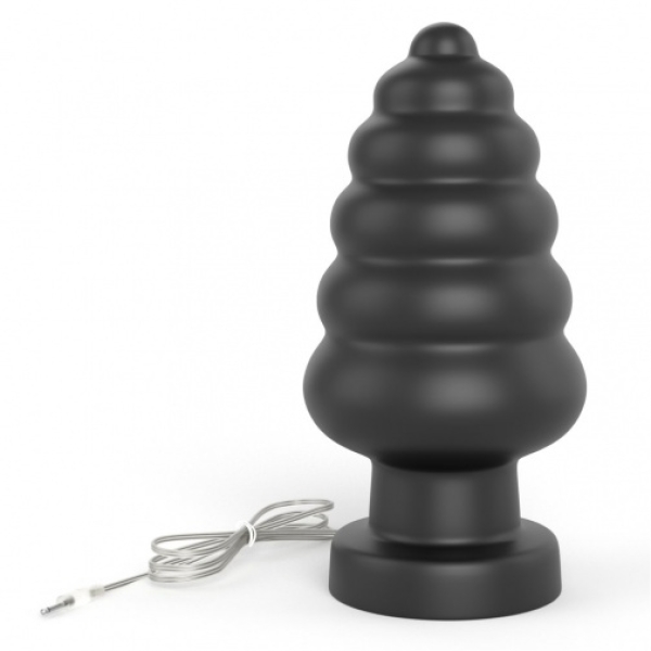 7 Pleasure-Packed Inches: King-Sized Black Vibro Anal Cracker for Intense Stimulation
