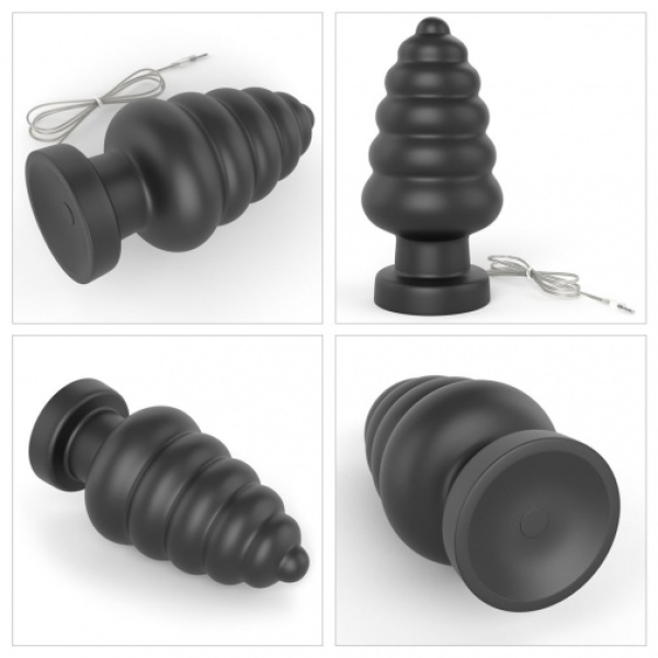 7 Pleasure-Packed Inches: King-Sized Black Vibro Anal Cracker for Intense Stimulation
