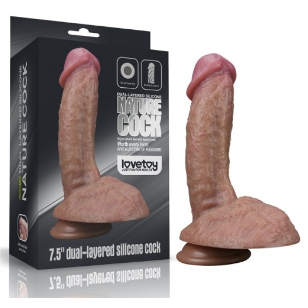 5 Sensational Reasons to Try the 7.5'' Dual Layered Platinum Silicone Cock Today
