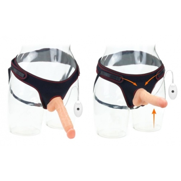 5 Sensational Reasons to Try the 7.5" Vibro Easy Strapon Set with Balls Tonight!