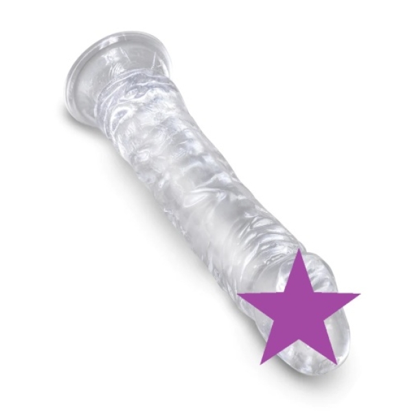 8" Ultra-Realistic Clear Cock for Intense Pleasure & Discreet Play