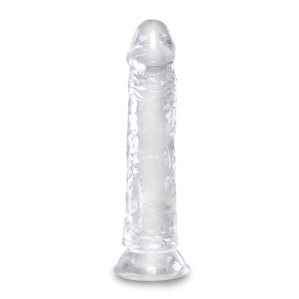 8" Ultra-Realistic Clear Cock for Intense Pleasure & Discreet Play