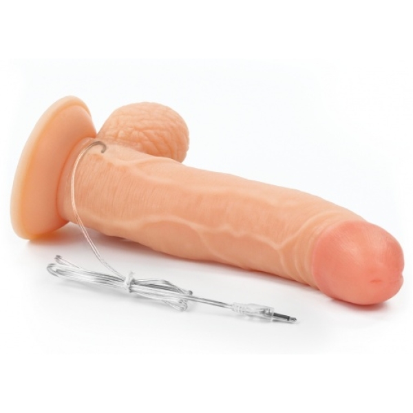 8.5" Vibrating Strapon Set with Balls for Intense Couples Play