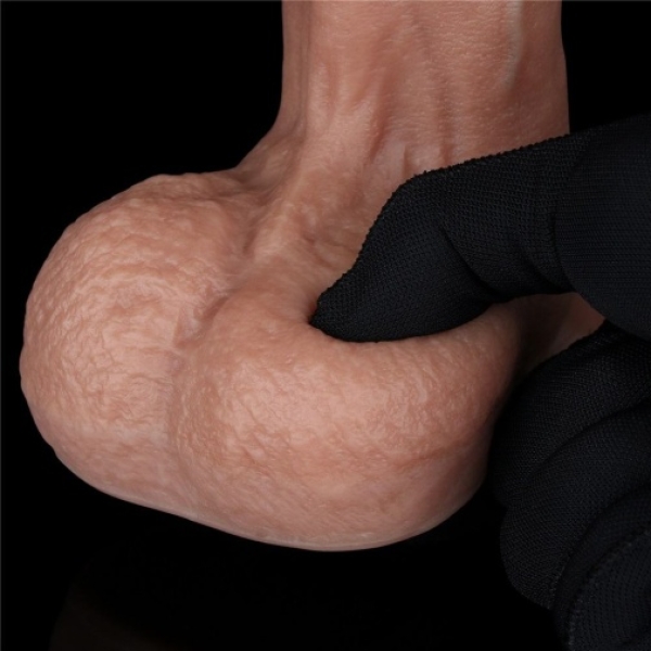 7 Sensational Inches of Dual-Layered Pleasure in Natural Brown
