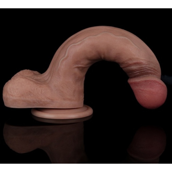 7 Sensational Inches of Dual-Layered Pleasure in Natural Brown