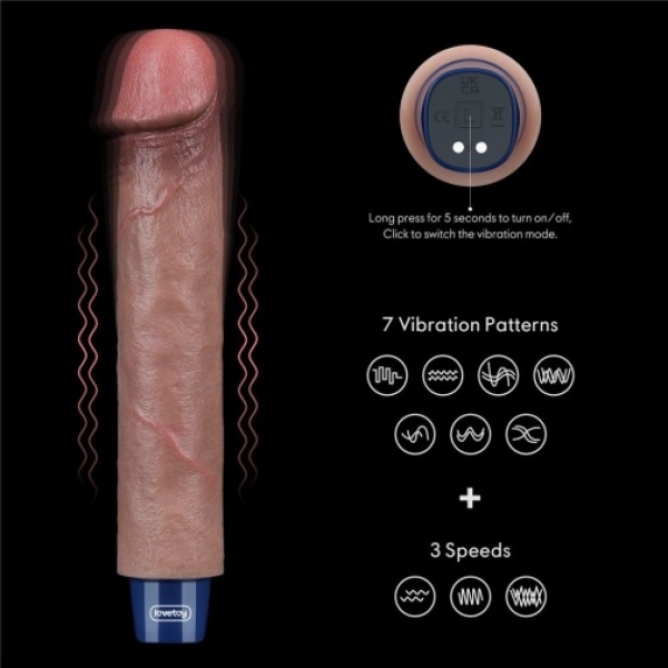 5 Sensational Reasons to Try the 9" Real Softee Vibro Dildo in Brown Today