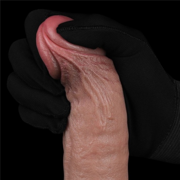 7 Sensational Features of the 9.5" Real Softee Vibro Dildo in Rich Brown