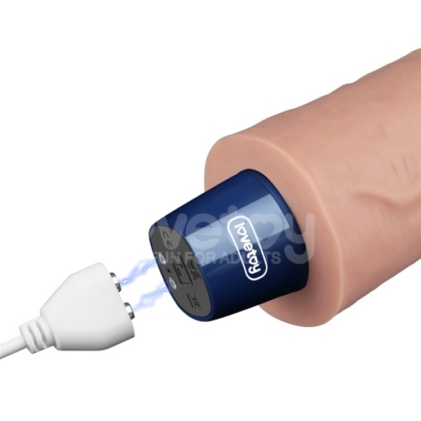 5 mind-blowing features of the 9.5" Real Softee Vibro Dildo in lifelike flesh