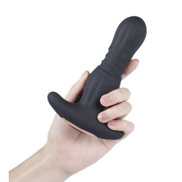 5 Mind-Blowing Reasons to Try the Agas Thrusting Butt Plug with Remote - Black