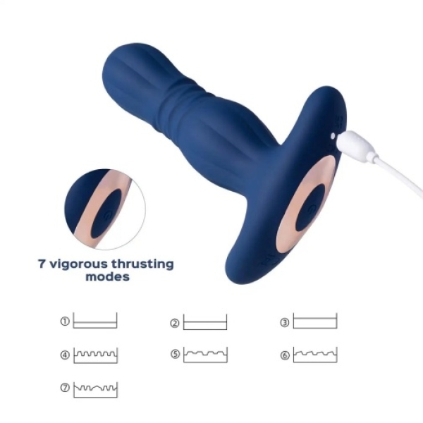 5 Mind-Blowing Reasons to Try the Agas Thrusting Butt Plug with Remote - Black