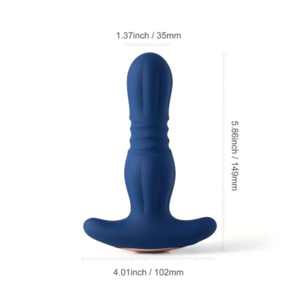 5 Mind-Blowing Reasons to Try the Agas Thrusting Butt Plug with Remote - Black