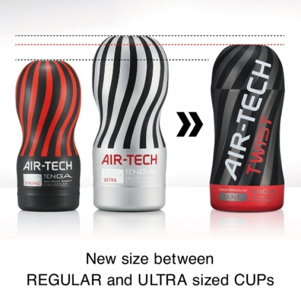 7 Mind-Blowing Pleasure Levels with Air-Tech Twist Custom Strength CUP Tickle