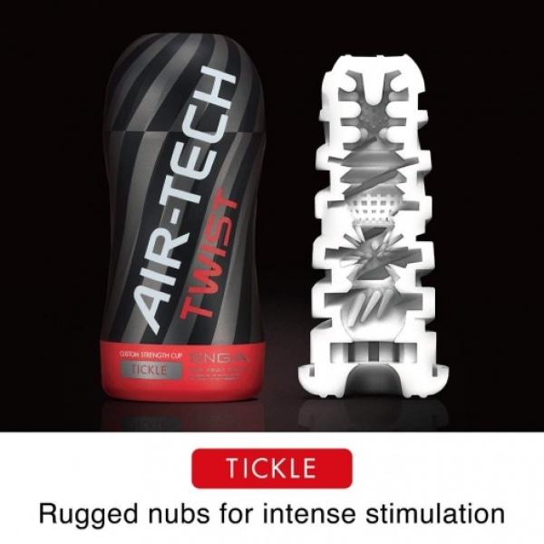 7 Mind-Blowing Pleasure Levels with Air-Tech Twist Custom Strength CUP Tickle