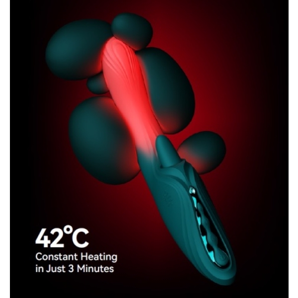5 Sensational Features of the Ares APP Heating Vibrator in Turquoise Green
