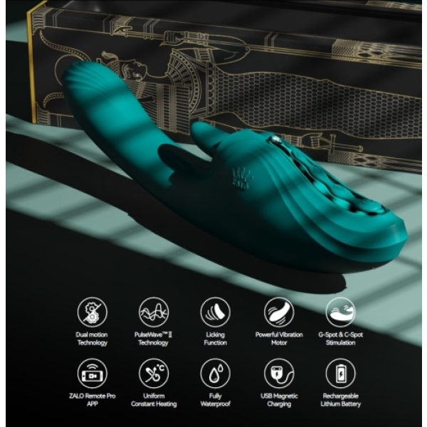 5 Sensational Features of the Ares APP Heating Vibrator in Turquoise Green