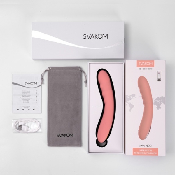 7 Mind-Blowing Features of Ava Neo Thrusting Vibrator in Peach Pink