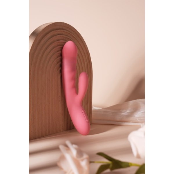 7 Mind-Blowing Reasons to Try the Avery Thrusting Rabbit Vibrator in Strawberry Pink