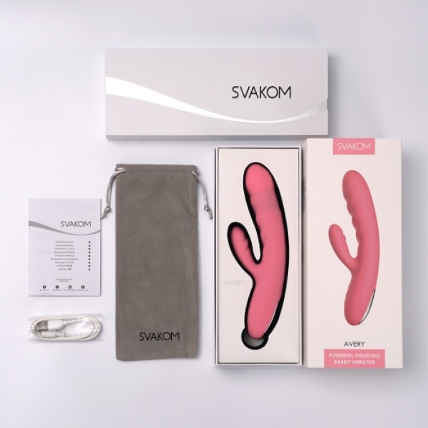 7 Mind-Blowing Reasons to Try the Avery Thrusting Rabbit Vibrator in Strawberry Pink