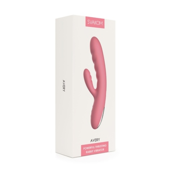 7 Mind-Blowing Reasons to Try the Avery Thrusting Rabbit Vibrator in Strawberry Pink