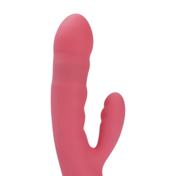 7 Mind-Blowing Reasons to Try the Avery Thrusting Rabbit Vibrator in Strawberry Pink