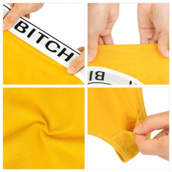 5 Secret Thrills of Bitch Vibrating Panties S - Yellow for Ultimate Pleasure