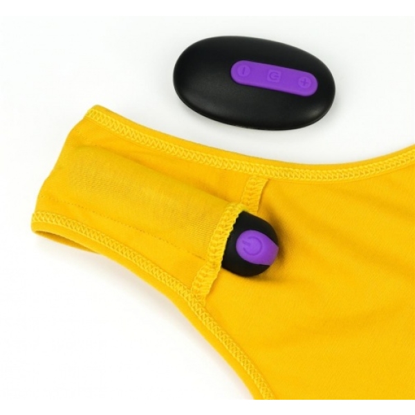 5 Secret Thrills of Bitch Vibrating Panties S - Yellow for Ultimate Pleasure